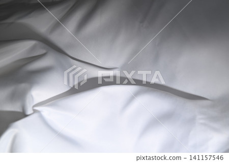 White cloth background White cloth background 141157546