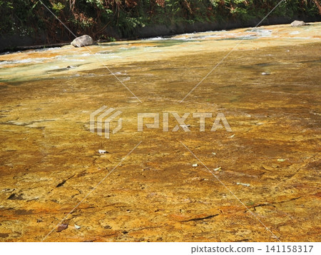 White silk flooring on the Osaru River White silk flooring on the Osaru River 141158317