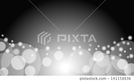 The image has a black background with scattered white bokeh at the bottom. The image has a black background with scattered white bokeh at the bottom. 141158836