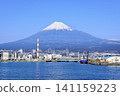 Mount Fuji as seen from Tagonoura Port in Fuji City 141159223