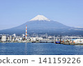 Mount Fuji as seen from Tagonoura Port in Fuji City 141159226
