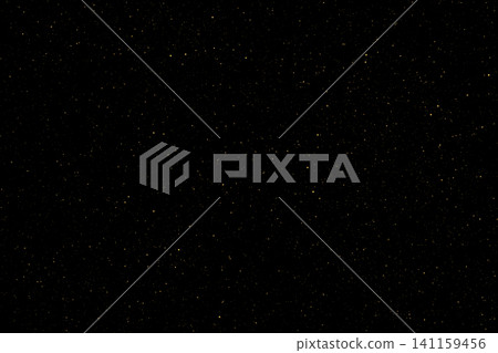 Gold microparticle texture on a black background Gold microparticle texture on a black background 141159456