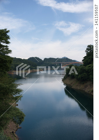 Scenery around Lake Miyagase 141159507