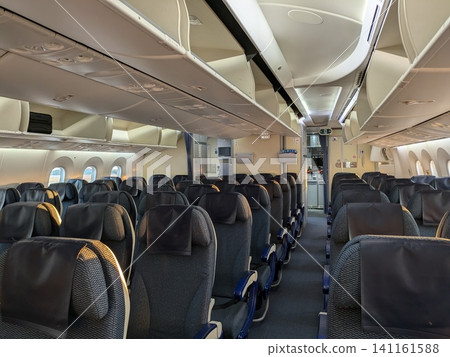 在波音787飛機內部 在波音787飛機內部 141161588