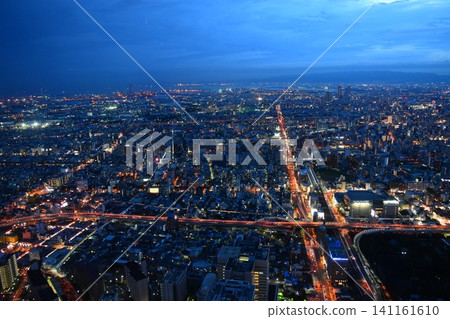 Night view of the city Night view of the city 141161610