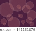 Dark purple transparent circle bubble background 141161879