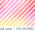 Pink and yellow diagonal stripe gradient background 141161882