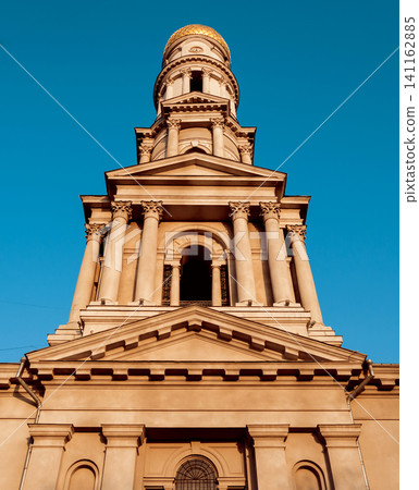 Facade of the historic building. Cental Europe style. Facade of the historic building. Cental Europe style. 141162885