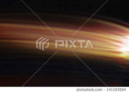blurred and colorful stripe on black background 141163004