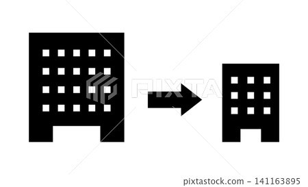 Illustration material depicting an image of a large corporation placing an order with a small or medium-sized enterprise. Illustration material depicting an image of a large corporation placing an order with a small or medium-sized enterprise. 141163895