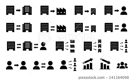 A set of illustration materials that represent placing an order for work. A set of illustration materials that represent placing an order for work. 141164098