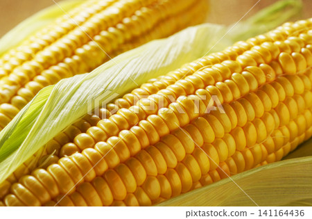 Seasonal vegetables, summer corn, maize, and corn Seasonal vegetables, summer corn, maize, and corn 141164436