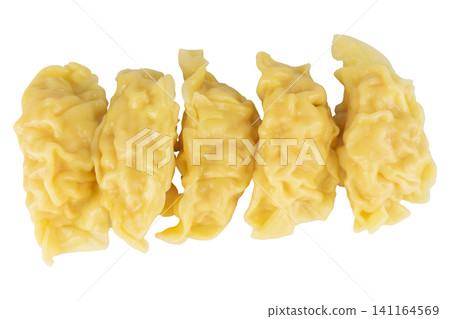 Steamed Shrimp Wonton isolated on white background Steamed Shrimp Wonton isolated on white background 141164569