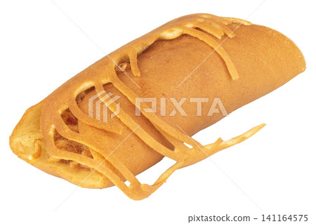 Thai Pancake Rolls isolated on white background Thai Pancake Rolls isolated on white background 141164575