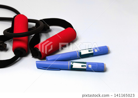 Ozempic injection pens with fitness equipment Ozempic injection pens with fitness equipment 141165023