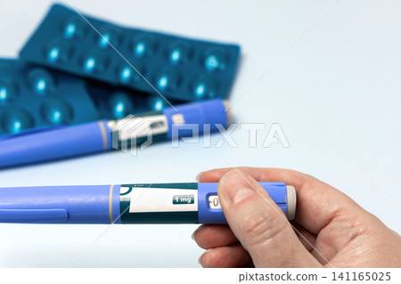 Ozempic injection pen preparation for diabetes treatment Ozempic injection pen preparation for diabetes treatment 141165025