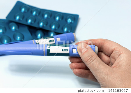 Ozempic injection pen preparation for diabetes treatment Ozempic injection pen preparation for diabetes treatment 141165027