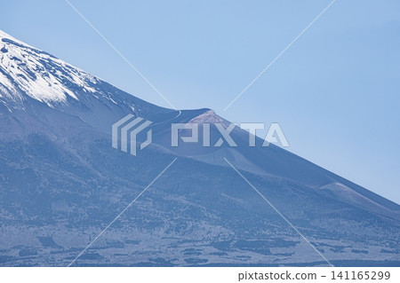 Hoei's crater of Mt. Fuji Hoei's crater of Mt. Fuji 141165299