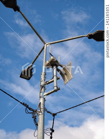 A loudspeaker system used to alert the public about air raid warnings and other national security threats 141165851