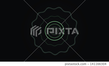 Circular line pattern on dark background Circular line pattern on dark background 141166304