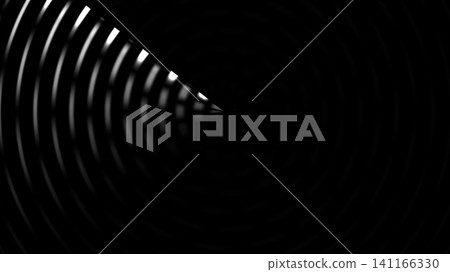 Circular light patterns in dark background 141166330