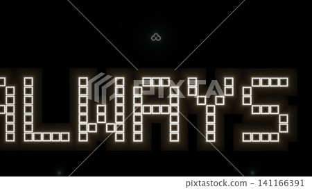 Glowing box text design Glowing box text design 141166391