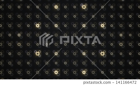 Light circles pattern on dark background Light circles pattern on dark background 141166472