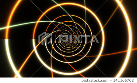 Swirling light patterns in a dark background Swirling light patterns in a dark background 141166708