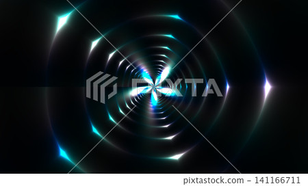 Spiral light effects on dark background 141166711