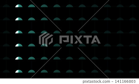 Abstract pattern of arcs in dark space Abstract pattern of arcs in dark space 141166803