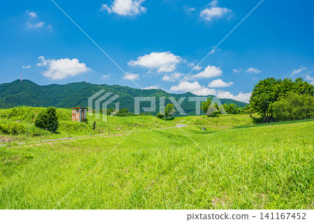 Terraced rice fields in Ogi, Otsu City, Shiga Prefecture Terraced rice fields in Ogi, Otsu City, Shiga Prefecture 141167452