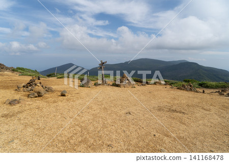 View of Mount Kattadake, the summit of Mount Zao, Miyagi Prefecture View of Mount Kattadake, the summit of Mount Zao, Miyagi Prefecture 141168478