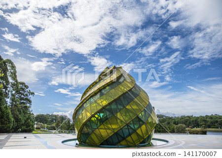 Unique artichoke-shaped glass building at Lam Vien Square in Da Lat, Vietnam Unique artichoke-shaped glass building at Lam Vien Square in Da Lat, Vietnam 141170007