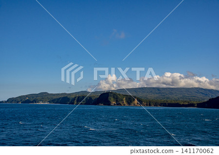俯瞰伊豆大島的景色 141170062