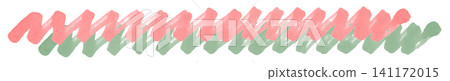 Jagged Christmas line decorations (analog) Jagged Christmas line decorations (analog) 141172015