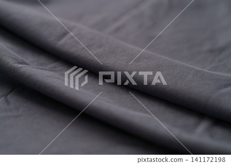 gray blue color cotton fabric for clothing closeup gray blue color cotton fabric for clothing closeup 141172198