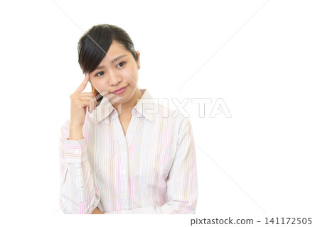 Thinking woman Thinking woman 141172505