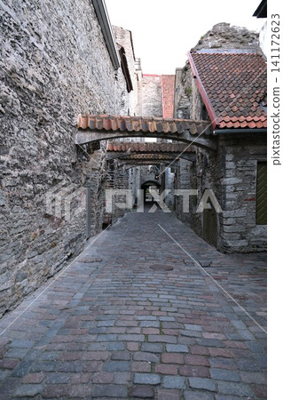 St. Catherine's Street 4, located in the Old Town of Tallinn, a UNESCO World Heritage Site in Estonia, one of the Baltic states. St. Catherine's Street 4, located in the Old Town of Tallinn, a UNESCO World Heritage Site in Estonia, one of the Baltic states. 141172623