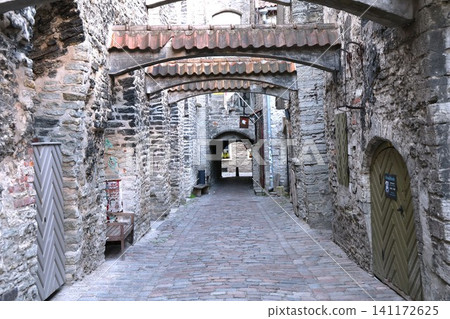 St. Catherine's Street 6, located in the Old Town of Tallinn, a UNESCO World Heritage Site in Estonia, one of the Baltic states. St. Catherine's Street 6, located in the Old Town of Tallinn, a UNESCO World Heritage Site in Estonia, one of the Baltic states. 141172625