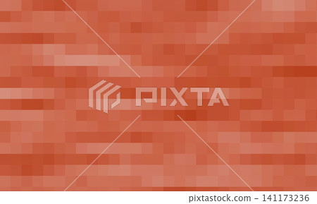 A pixelated abstract image features horizontal bands of orange and lighter orange. A pixelated abstract image features horizontal bands of orange and lighter orange. 141173236