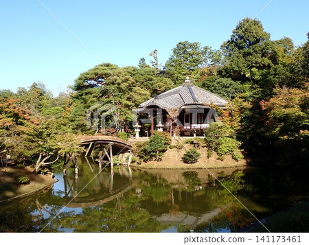 Kyoto Katsura Imperial Villa Enrindo mirror reflection Kyoto Katsura Imperial Villa Enrindo mirror reflection 141173461