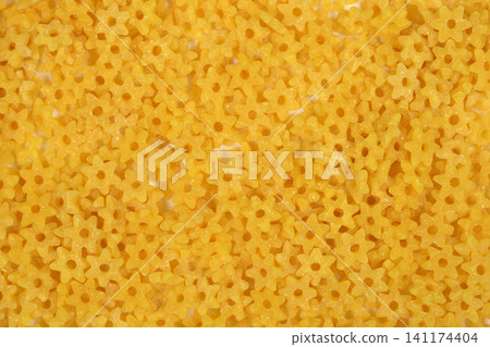 Star Shaped Dry Pasta Background Texture Star Shaped Dry Pasta Background Texture 141174404