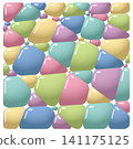 Glossy, colorful seaglass-style mosaic background 141175125