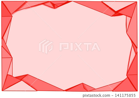 Origami-style frame background with copy space. Origami-style frame background with copy space. 141175855