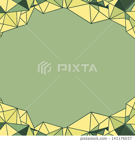 Origami-style design top and bottom frame background 141176037