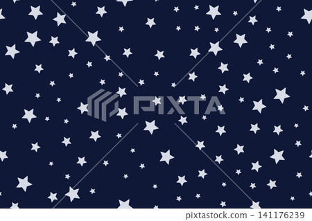 銀色星形圖案無縫背景 銀色星形圖案無縫背景 141176239