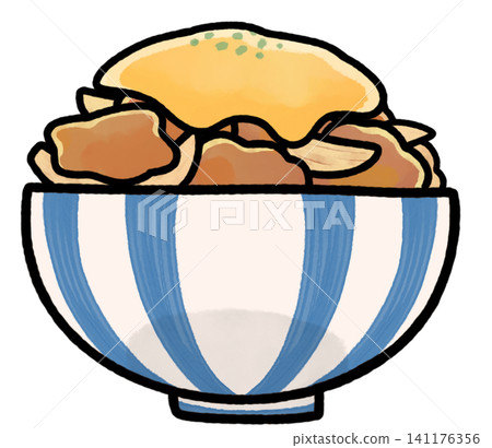 一碗起司牛肉飯的插圖 一碗起司牛肉飯的插圖 141176356