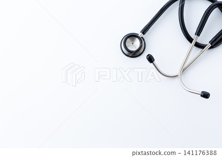 Black stethoscope Black stethoscope 141176388