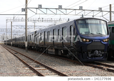 The Sotetsu 12000 series will be on display at the Kawagoe Train Depot. The Sotetsu 12000 series will be on display at the Kawagoe Train Depot. 141177696