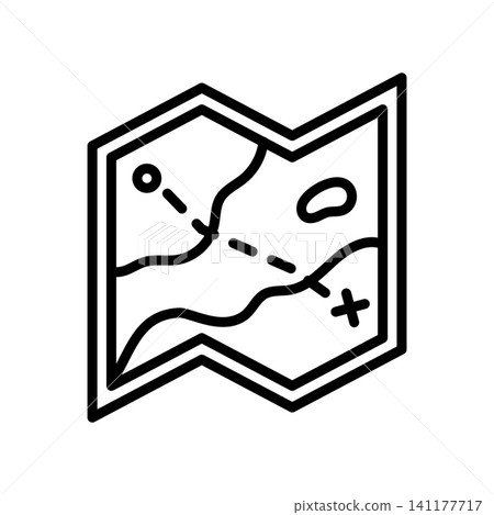 map icon vector design template in white background map icon vector design template in white background 141177717
